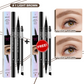 💖BUY 1 GET 1 FREE-Each Only ￡4.49!! 💖2-in-1 4D Eyebrow Pencil (Natural Brow Makeup and Eyelash Line)
