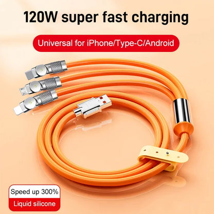 💥Limited time 50% off🔥3-in-1 Rotatable Charging Cable