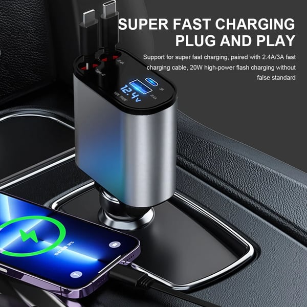 💥Limited time 50% off🔥Retractable Car Charger