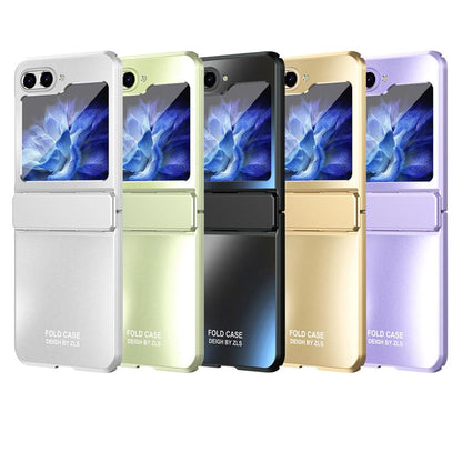 Frosted Electroplating Folding Phone Case for Samsung Z Flip 6