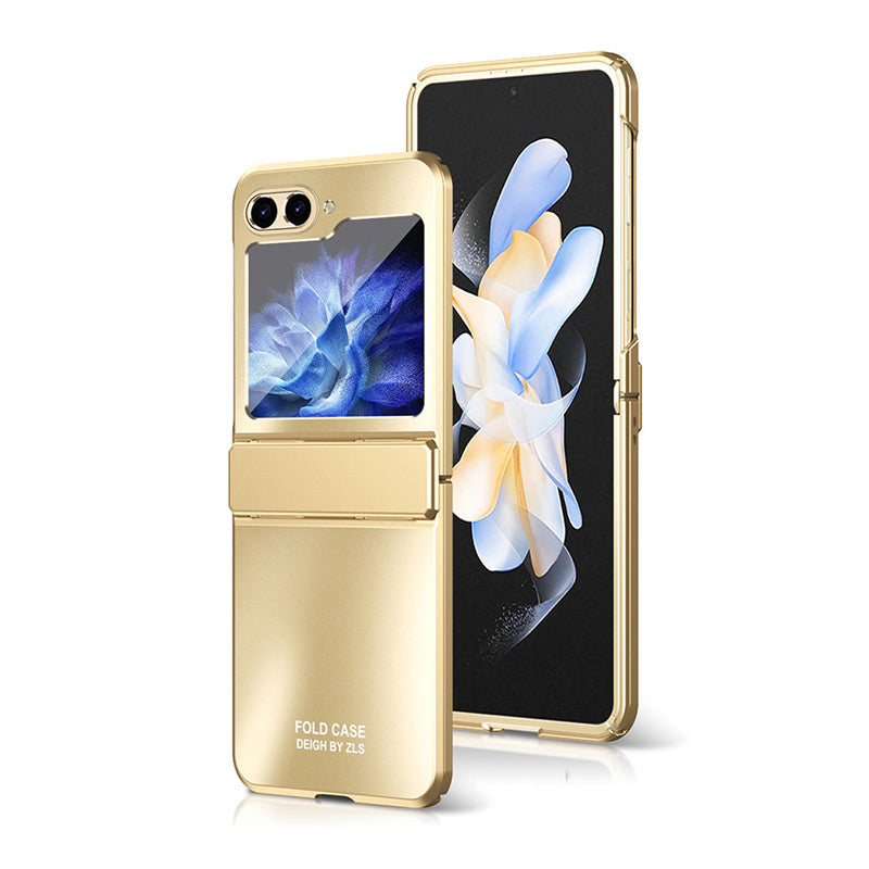 Frosted Electroplating Folding Phone Case for Samsung Z Flip 6