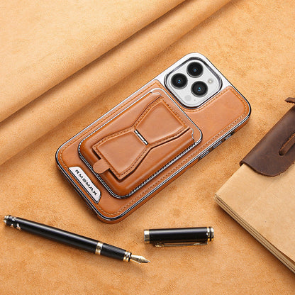 🎅Christmas Frenzy 50% off🔥 Luxury leather iPhone case with removable magnetic tape