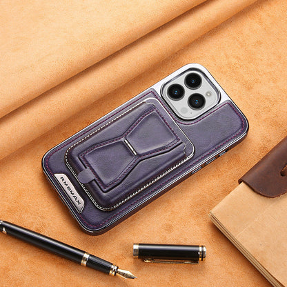 🎅Christmas Frenzy 50% off🔥 Luxury leather iPhone case with removable magnetic tape