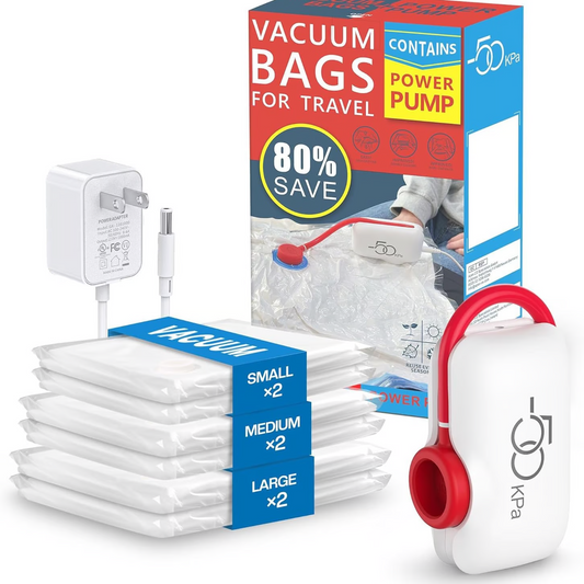 📦 50% OFF LIMITED TIME! 🔥 USB Electric Vacuum Compression Bags