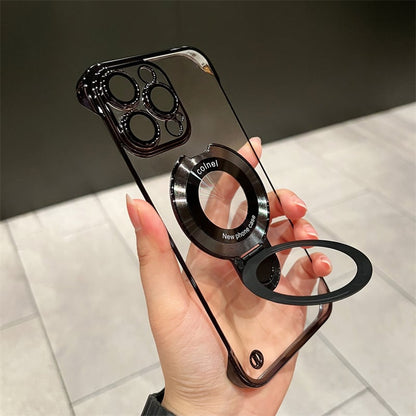 💥Limited time 50% off🔥Frameless Magnetic iPhone Case with Invisible Ring Stand