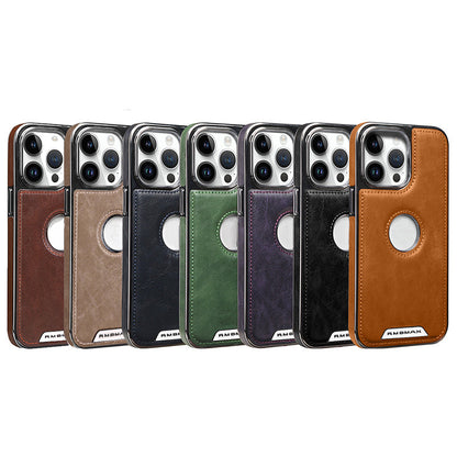 Luxury Business All-in-One Magnetic Exposed Label TPU iPhone Case