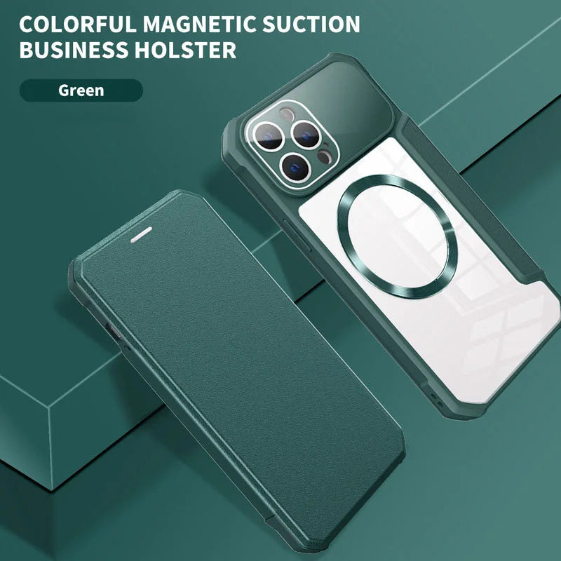 🎁Limited time 50% OFF⏳ Magnetic Flip Case for iPhone with Card Slot