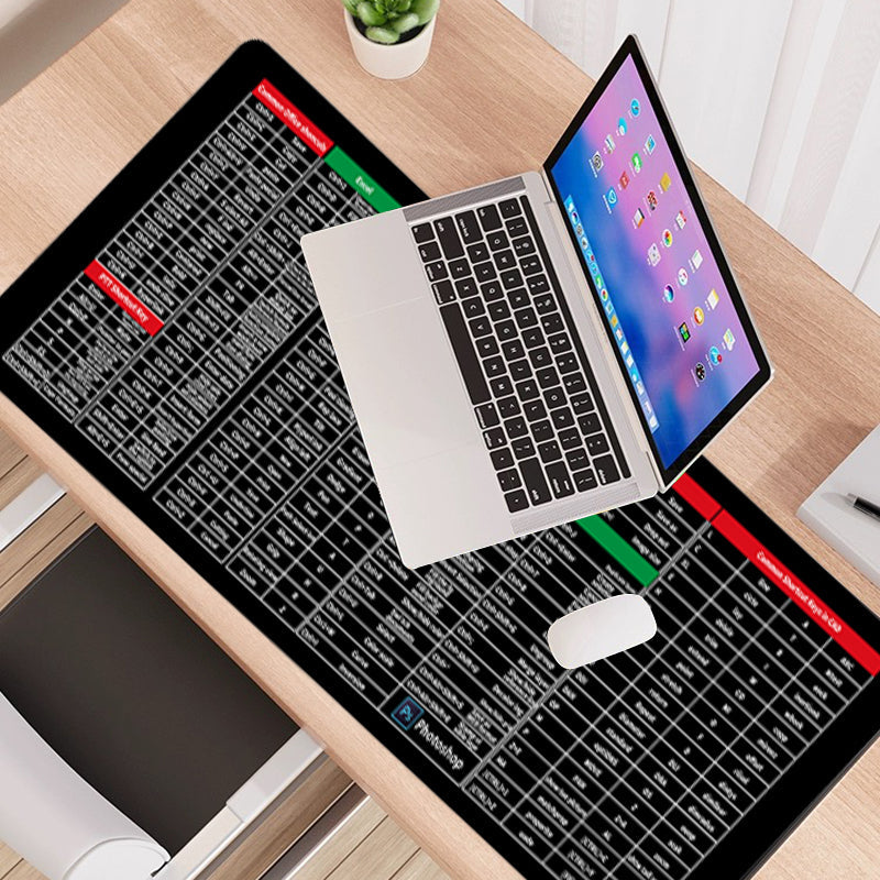 🎅Early Xmas Sales - 50% OFF🔥Quick Key Super Large Anti-slip Keyboard Pad - with Office Software Shortcuts Pattern