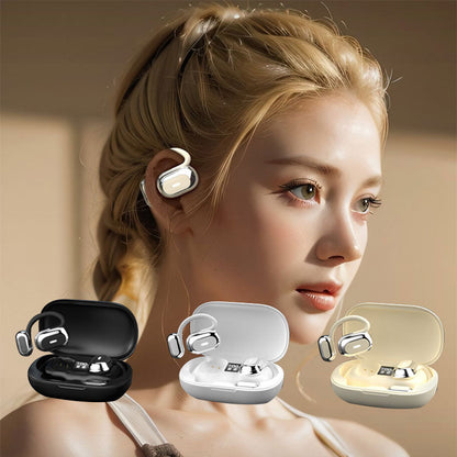 💥Limited time 50% off🔥 HiFi Comfortable Bluetooth Ear Hook Headphones with Adjustable Wire