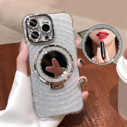 💥Limited time 50% off🔥Glitter Clear Protective Phone Case with Kickstand