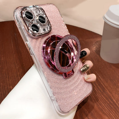 💥Limited time 50% off🔥Glitter Clear Protective Phone Case with Kickstand