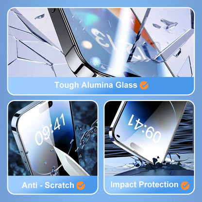 💥2025 HOT SALE - 50% OFF🔥 iPhone Tempered Anti-Peeking Screen Protector - No Bubbles No Dust（Available in HD）