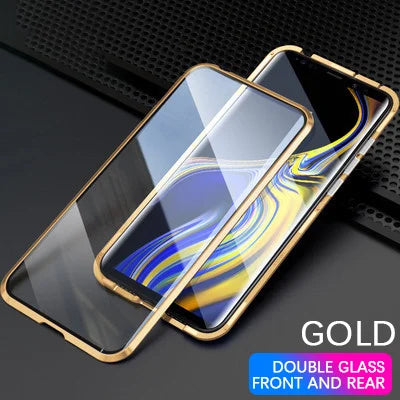 💥Limited time 50% off🔥High Definition Magnetic Tempered Glass Double-sided Phone Case For Samsung