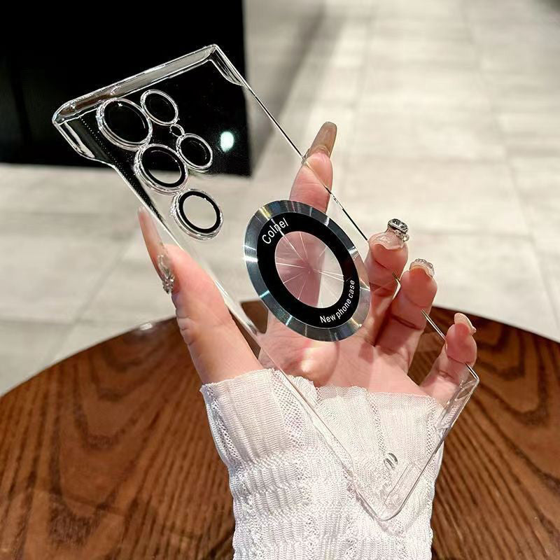 💥Limited time 50% off🔥Ultra-Thin Transparent Phone Case with Magnetic Ring for Samsung