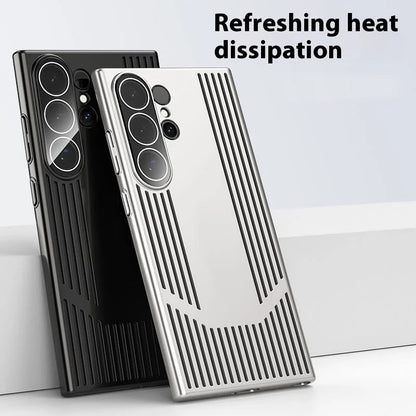 Hollow Stripe Cooling Phone Case for Samsung