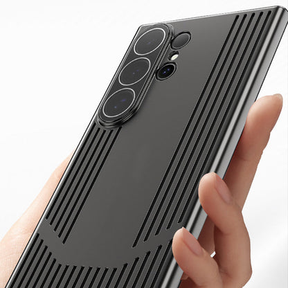 Hollow Stripe Cooling Phone Case for Samsung