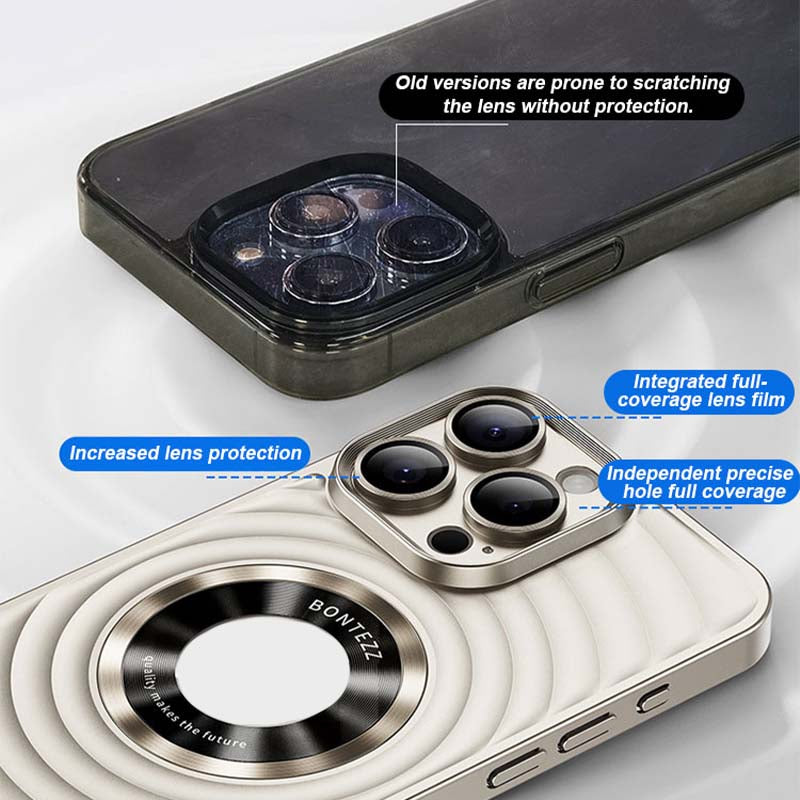 💥Limited time 50% off🔥3D Round Ripple Shockproof Magnetic Phone Case