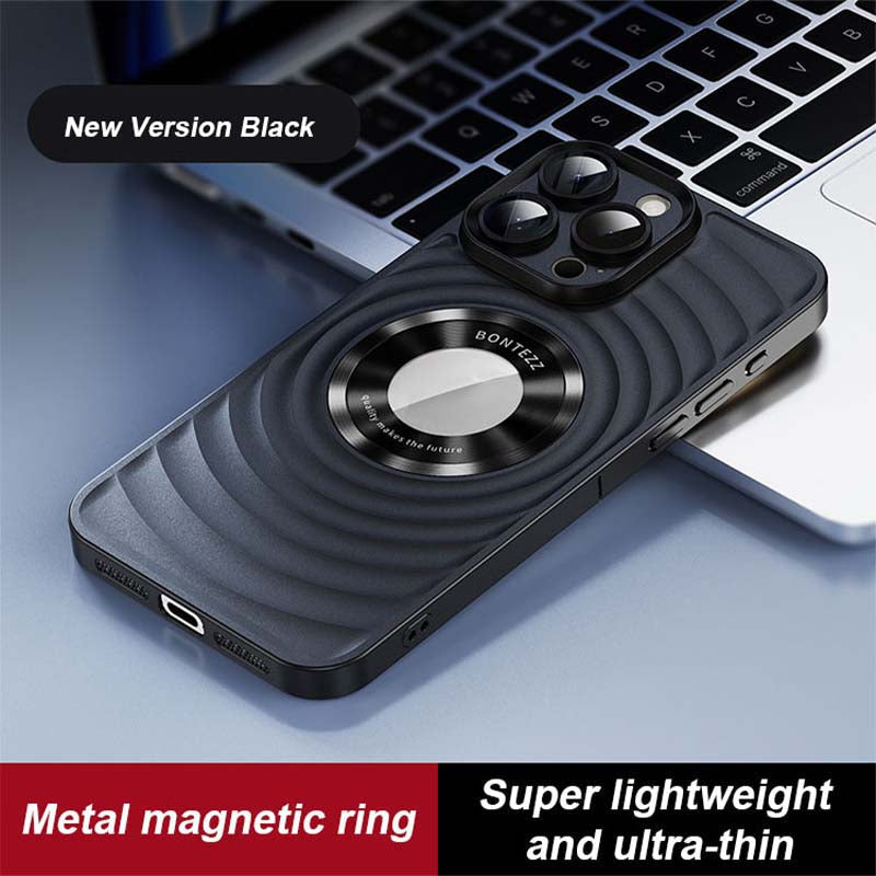 💥Limited time 50% off🔥3D Round Ripple Shockproof Magnetic Phone Case