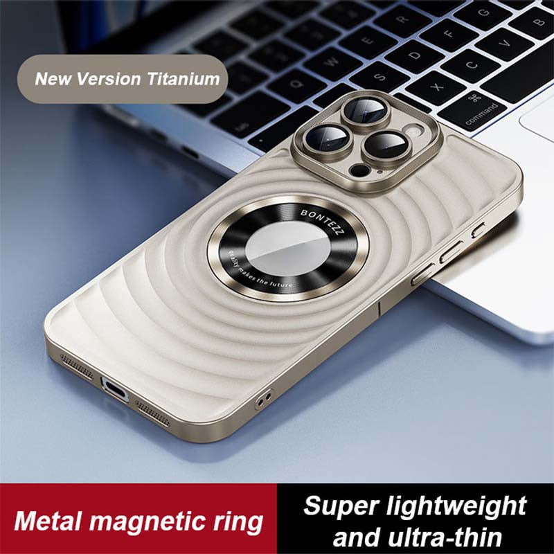 💥Limited time 50% off🔥3D Round Ripple Shockproof Magnetic Phone Case