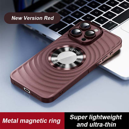 💥Limited time 50% off🔥3D Round Ripple Shockproof Magnetic Phone Case