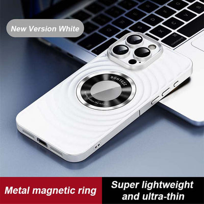 💥Limited time 50% off🔥3D Round Ripple Shockproof Magnetic Phone Case