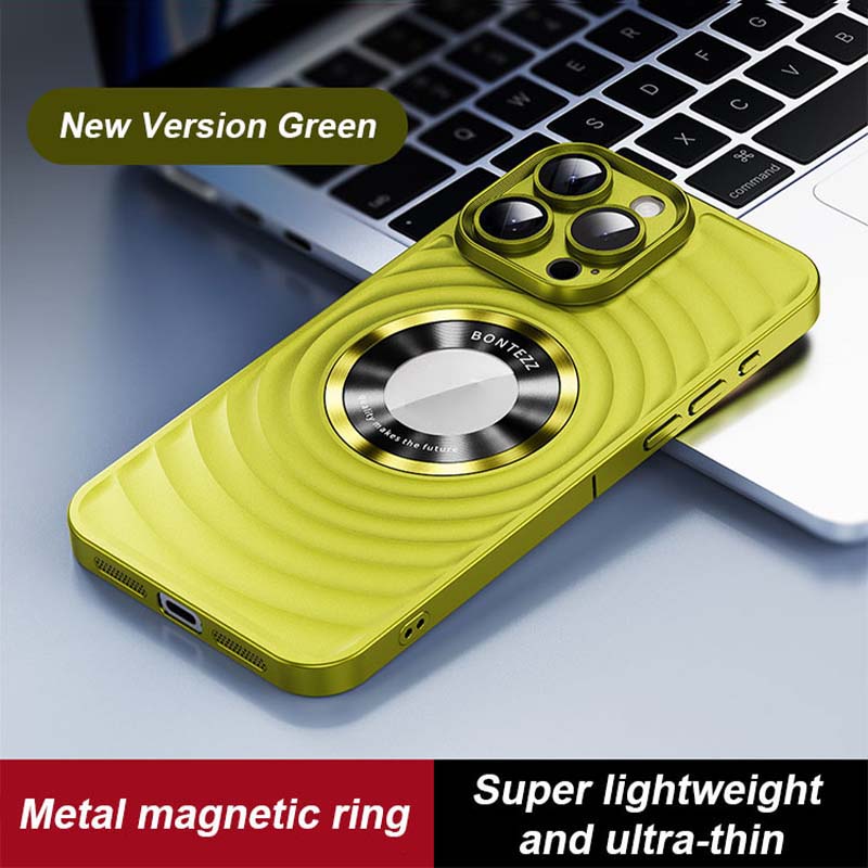 💥Limited time 50% off🔥3D Round Ripple Shockproof Magnetic Phone Case