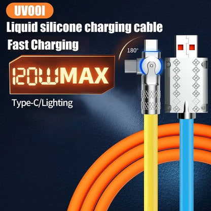 180° Rotating Quick Charging Cable