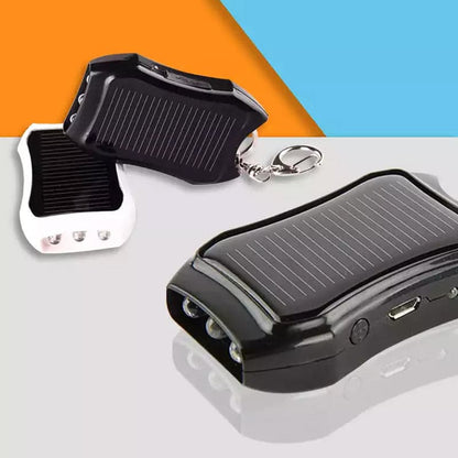 Flashie™ | Mini-3 in 1 solar tools: power bank, flashlight, keychain