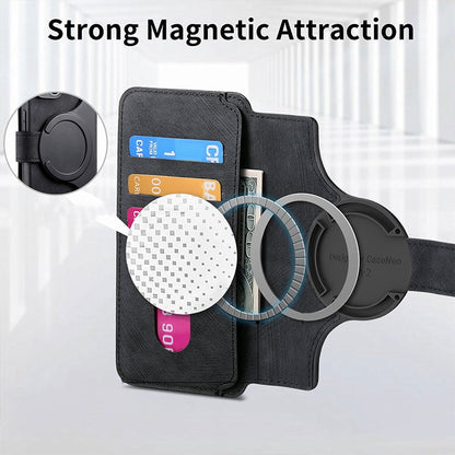 Magnetic Shockproof Phone Case with Detachable Card Holder