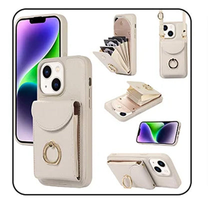 🔥Limited Time 50% OFF🔥Phone Case with Card Holder & Ring Stand for iPhone