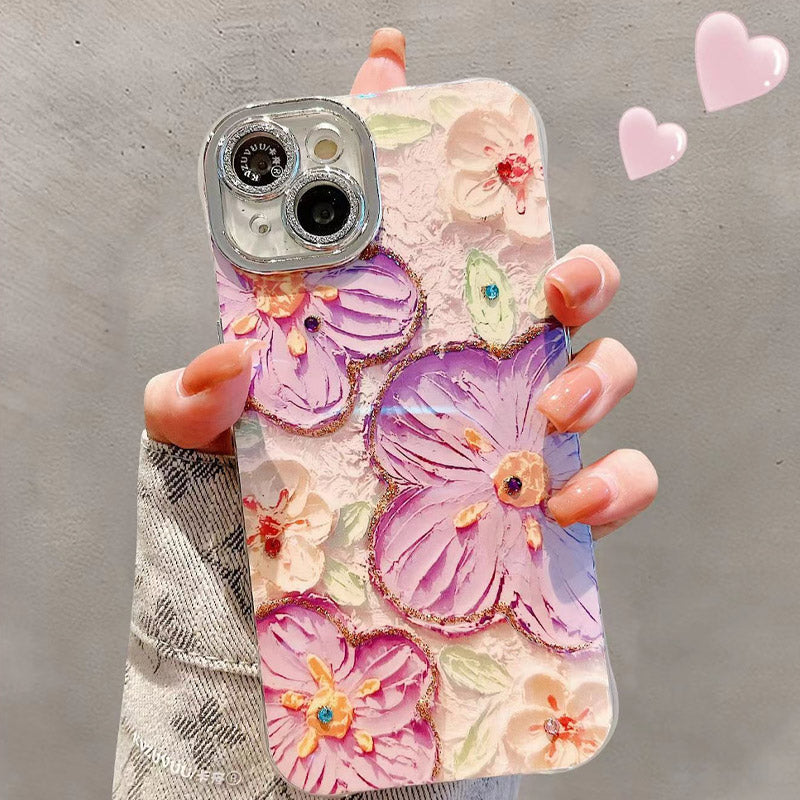 🔥Limited Time 50% OFF🔥Cute Oil Painting Flowers Phone Case Set for iPhone Series