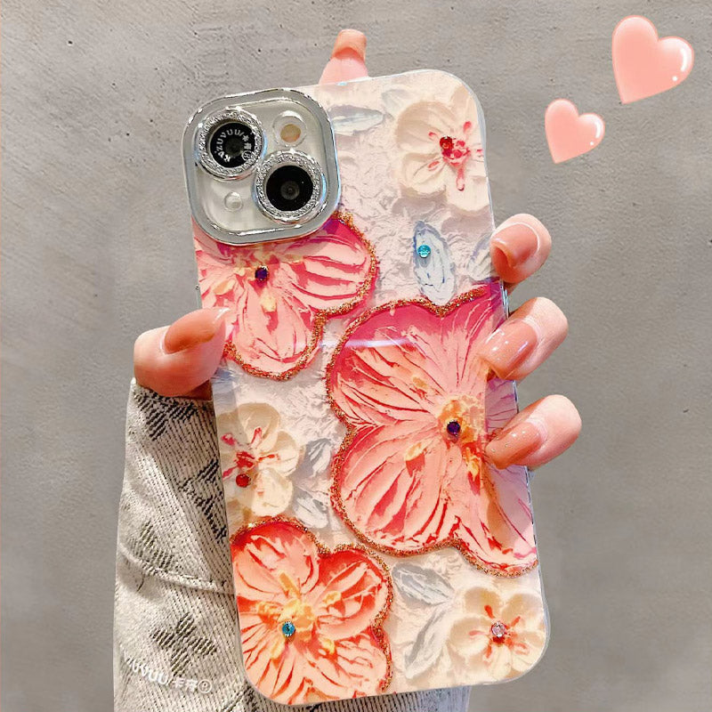 🔥Limited Time 50% OFF🔥Cute Oil Painting Flowers Phone Case Set for iPhone Series