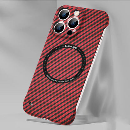 Magnetic Wireless Charging Carbon Fiber Phone Case