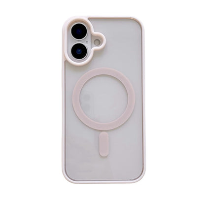 (iPhone 16 is coming!)💥Limited time 50% off🔥Shockproof Transparent Phone Case with Silicone Frame & Magnetic Ring