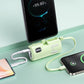 Limited time discount 22.5W Portable Charger with Built-In Cables