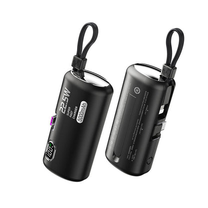 Limited time discount 22.5W Portable Charger with Built-In Cables