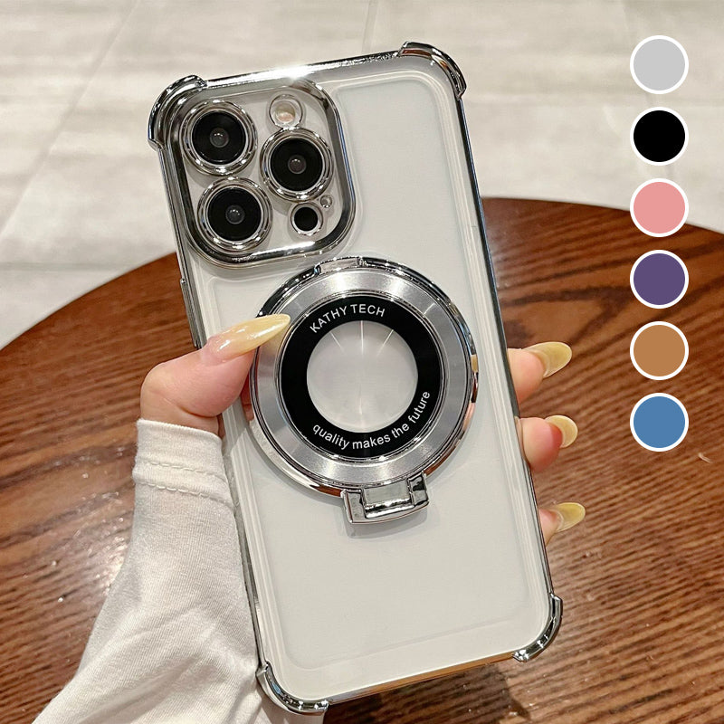 🔥Limited Time 55% OFF🔥Magnetic Lens Protective Phone Case with Stand