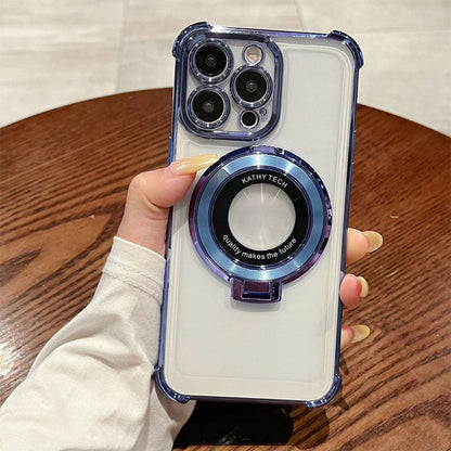 🔥Limited Time 55% OFF🔥Magnetic Lens Protective Phone Case with Stand