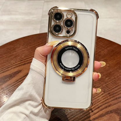 🔥Limited Time 55% OFF🔥Magnetic Lens Protective Phone Case with Stand