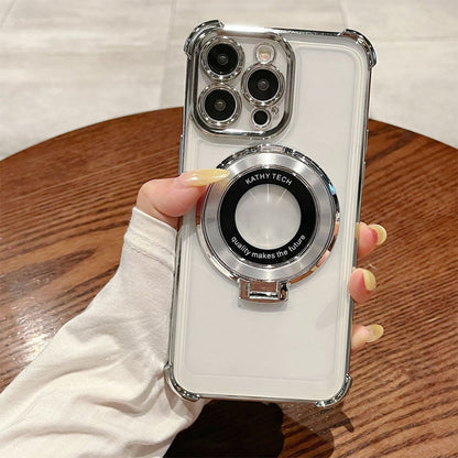 🔥Limited Time 55% OFF🔥Magnetic Lens Protective Phone Case with Stand