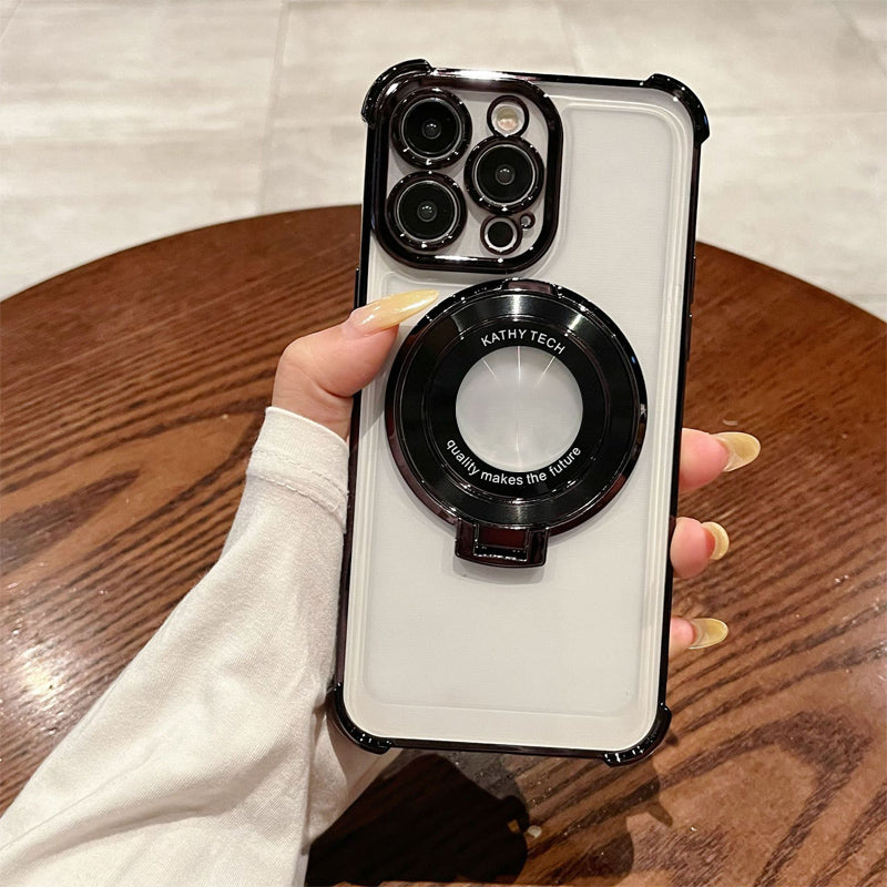 🔥Limited Time 55% OFF🔥Magnetic Lens Protective Phone Case with Stand