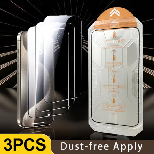 🔥Limited Time 50% OFF🔥Shock-Resistant Dust-Proof Anti-Fingerprint Screen Protector Set