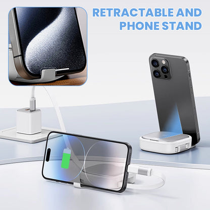 3 in 1 Portable Retractable Fast Charging Cable