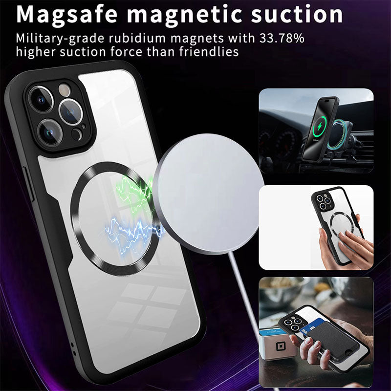 Magnetic Phone Case with Screen Protector Film