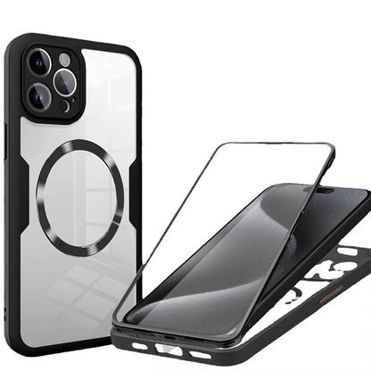 Magnetic Phone Case with Screen Protector Film