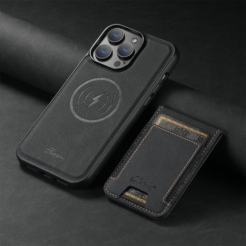 2 in 1 Detachable Wallet Case for iPhone Series