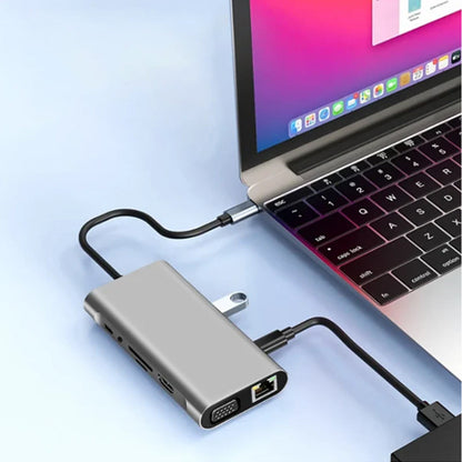 🔥🎅Limited Holiday Sales - 40% OFF🔥10-in-1 USB-C Hub Adapter with 4K HDMI