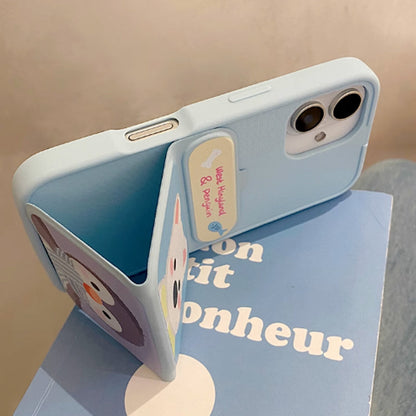 🔥Limited time 50% off🔥🐼🐼🐼Cute Shockproof Phone Case with Folding Stand