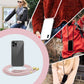 Transparent Phone Case with Adjustable Lanyard Strap