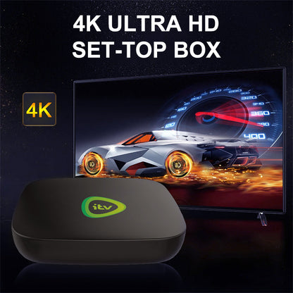 🔥4k Ultra HD Set-Top Box 🔥UK plug (2GB+16GB)-220V Dual Frequency Infrared Remote Control Version